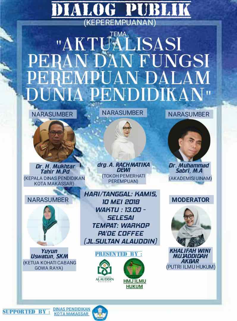 Gambar HMJ Ilmu Hukum FSH Gelar Dialog Peran Perempuan dalam Dunia Pendidikan